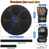 Music Boxing Machine with Boxing Gloves - Wall Mounted Punching Machine for Adults & Kids, 9-Speed Punch Game, Wall Boxing Punching Pad, Upgrade Gifts for Boys Age 6+ (Lightning)