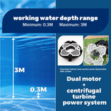 SP1 Pro Robotic Pool Cleaner, Cordless Pool Vacuum Robot with 120 Mins Runtime, 2.5h Fast Charging, Ideal for Pools up to 860 sq.ft, Powerful Suction, Auto-Parking