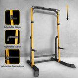 ZENOVA Squat Rack Power Rack Home Gym Equipment Pull Up Rack Squat Stand for Weightlifting, Suitable for 6FT,7FT Barbell 800LBS Weight Capacity