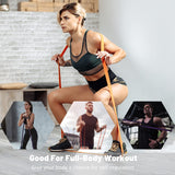 Resistance Bands, Pull Up Assist Bands - Workout Bands, Eexercise Bands for Working Out, Fitness, Training, Physical Therapy for Men Women - Dark Black