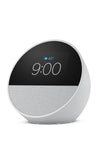 Amazon Echo Spot (newest model), Great for nightstands, offices and kitchens, Smart alarm clock, Designed for Alexa+, Glacier White