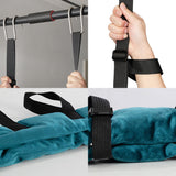 Cervical Neck Traction Device for Horizontal Bar Home Use, Portable Adjustable Neck Stretcher Traction Harness with Hook for Decompression, Chin Comfortable, 330 lbs Support