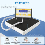 Medical Floor Scale, Digital Physician Scale with BMI, 550 lb/250 kg Capacity, Low-Profile Heavy Duty Bariatric Scale with Anti-Slip Rubber Mat (DR550B)