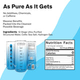 ELEVATE SUPERWATER Premium Hydrogen Water (12 pack). Highest Hydrogen (3-5 PPM) and Lowest -650 ORP. Supports Recovery, Energy, Hydration, Focus, and Endurance. BACKED BY SCIENCE.