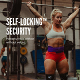 Self-Locking Weight Lifting Belt | Premium Weightlifting Belt for Serious Functional Fitness, Weight Lifting, and Olympic Lifting Athletes (Extra Small, Purple)