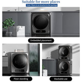 VCJ Portable Clothes Dryer for Apartment, 1.5 Cu.ft Compact Mini Electric Dryer with 5 Drying Modes, Stainless Steel Tub, Simple Knob Control, Dryer Machine for Dorm, RV, Small Space