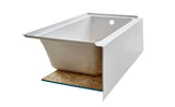American Standard 2973102.020 Studio Integral Apron Bathtub Right Drain 60 in. x 30 in. in White