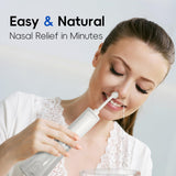 Nose Wash Cleaner Pressure Irrigation, Neti-Pot 3 Modes 2 Jet with 300ml medcodes