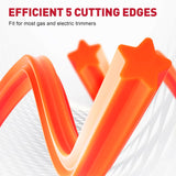 MAZING String Trimmer Line, 0.095 Inch-2.4mm Pentagonal Cutting Weed Eater String, 1.7LB-626FT Premium Nylon Weed Wacker String Trimmer Line Spool Universal Fits Most of String Trimmers