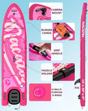 NACATIN Inflatable Stand Up Paddle Board - Premium SUP Board with Dog Ramp Kit,Complete SUP Set Paddle Boards for Adults with Single/Double Paddle, Backpack, Suitable for Paddle Boarding with Dog