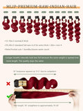 MLIP Body Wave Bundles Human Hair, 100% Raw Indian Hair, Full & Thick