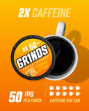 Grinds Coffee Pouches 18 Per Can | 3 Can Energy Sampler