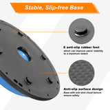 Ativafit Balance Ball Half Exercise Ball Balance Trainer Inflatable Yoga Ball for Home Gym Workouts Core Strength Fitness Half Ball with Resistance Bands, Pump, Support to 660 lbs ATIVAFIT