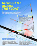 High Sensitivity Night Fishing Float Bite Alert for Fishing Rods, Ice Fish Tip up Alarms Indicators Equipment with LED Lights & Sound for Lake Fishing (15Pcs)
