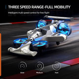 Xelabrion Remote Control Airplane Car Toys for Kids Ages 4-6-8-10-12, 2-in-1 Foam RC Plane Car Jet Mini Drone, Racing Car Stunt Plane Toys for Kids Boys Beginners 4 5 6 7 8 9 Year Indoor Outdoor Play