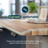 Vari ComfortEdge 80x60 L-Shape Electric Standing Desk – Height Adjustable Sit-Stand VariDesk for Corner Office