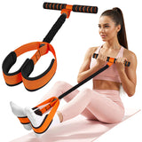 UZTUGG Upgrade Pedal Resistance Band with Handles, Exercise Band for Women, Sit Up Equipment for Full Body Training, Core, ABS, Legs, Glutes, Arms, Pilates