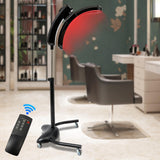 Standing Hair Dryer 900-950W, 360° Rotating Head Hair Dryer with Wheels, Hairdressing Heater Adjustable Angle, Temperature&Time for Hair Care, Coloring, Cold Perming, Hot Oil Treatment (Black)