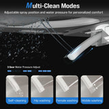 Modern Smart Toilet with Built-In Bidet, Electric Toilet, Auto Open/Close Lid, Heated Seat, Dual Auto Flush & Foot Sensor, Tankless, Warm Water Wash & Dryer, Wireless Remote, 1000g MaP