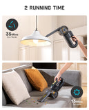 Ultra Deluxe Handheld Vacuum Cordless, 17kPa Suction Power, Charging Base, Pivot Nozzle, Up to 35 Mins Runtime Fanttik