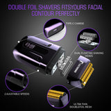 BESTBOMG® Hair Clippers for Men, Professional Hair Clippers, Beard Trimmer& Rechargeable Shaver Set, Metal T-Blade, LED Display, Barber Hair Cutting Kit for Men Grooming & Gifts, BS-808C (Blue)