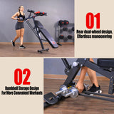 K KiNGKANG Adjustable Weight Bench,Multi-Functional Roman Chair for Full All-in-One Body Workout Hyper Back Extension and Sit up