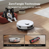 Yeedi C12 Plus Robot Vacuum & Mop, 8000Pa Powerful Suction, 7-Week Bagless Bin, PureCyclone & ZeroTangle Brush, Smart App Control, Auto-Charging, White