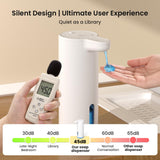 Seawah Automatic Soap Dispenser Touchless(Upgrade Auto & Manual Dual Modes), Quiet Design, IPX7, Adjustable Volume, Rechargeable, Thick & Thin Dish/Hand Soap Compatible for Bathroom & Kitchen