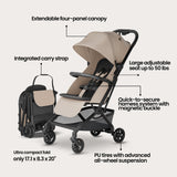 Mompush Velo Compact Travel Stroller One Second Fold