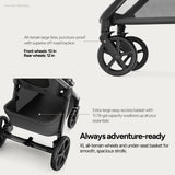 Mompush Ultimate 3 Full Size Stroller, Extendable Seat, Infant to Toddler