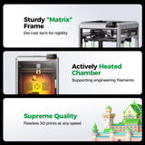 Multicolor 3D Printer Machine with CFS, Dual Camera, 600mm/s Printing Speed