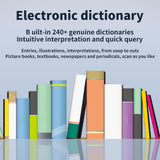 Translation Scanning Pen, Mobile Scanner Translator with Record Function, Digital Scanning Translation Pen Asixxsix