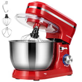 VIVOHOME 4.75 Quart Stand Mixer, 8 Speed Kitchen Electric Food Mixer, Household Stand Mixer for Baking, Cake, Bread, Red