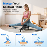 MERACH Split Machine, Stretching Equipment for Flexibility, 180° Leg Stretcher with 6-Level Length Adjustment & Comfortable Pad, Home Stretch Machine for Dance, Gymnastics, 300lbs Capacity (Black)