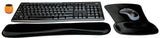 Logitech MK270 Wireless Keyboard & Mouse Combo Active Lifestyle Travel Home Office Modern Bundle with Micro Glow in The Dark Portable Wireless Bluetooth Speaker, Gel Wrist Pad & Gel Mouse Pad