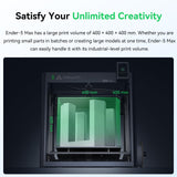 Creality Ender 5 Max 3D Printer, 3D Printing Machine with 700mm/s High-Speed Printing