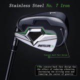 12 Piece Golf Set-Left Handed, Men's Complete Golf Club Package Sets, Professional Golf Club Graphite Carbon Steel Shaft with Wheels Bag