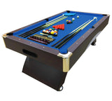 8 Foot Pool Table Billiard Table Modern Style Blue Felt – Bellagio