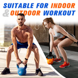 RitFit Neoprene Coated Kettlebell Weight Set, Solid Cast Iron