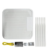 Diyeeni 3000Mbps Wireless Outdoor Router, 6 Dual Band 7dBi Antennas, 5 Modes with POE for Camping (US Plug)