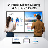 HORION 65-Inch 4K Pro Digital Whiteboard, Smart Board for Office & Business