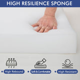 Chair Cushions 19 x 19 Inch Water Resistant Patio Chair Cushions with Tie 3 Year Color Fastness Thick Outdoor Seat
