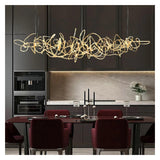 Three-Color Dimming Post-Modern Light Luxury LED for Restaurant