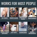 Innocareer Abs Stimulator, EMS Muscle Stimulator Fitness Equipment for Abdomen Arms Shoulder Back Leg Hip, Ab Stimulator for Women & Men Innocareer