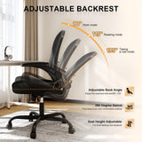 Office Chair, Ergonomic Desk Chairs 330LBS Capacity High Back Mesh Computer Chair with Flip-up Armrests