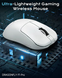 Wireless Gaming Mouse, 49g Ultra-Lightweight, PAW3395 26K DPI Sensor