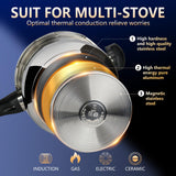 6.34QT Stainless Steel Pressure Cooker, Heavy Duty Commercial Grade, Fast Cooking, Multi-Purpose, Induction & Gas Compatible,olla de presion,para cocinar,instant pot