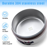 BHwra 2 PCS Fishing Bait Container, Stainless Steel Worm Bait Holder Fishing Bait Storage Bait Nightcrawler Box to Keep Bait Fresh and Alive