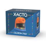 X-ACTO Crayon Pro Electric Sharpener, SafeStart Automatic Motor, 1 Count - Great for Home or School Classroom Use