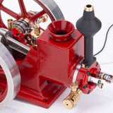 MechPuConToy Engine Model Kit That Works, HM-01 4-Stroke Horizontal Water-Cooling Full Metal Hit and Miss Engine Model (Assembled Version)